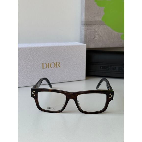 Copied - NEW Dior CD DiamondO S3I Eyeglasses Frames in Brown $640 - Picture 4 of 8